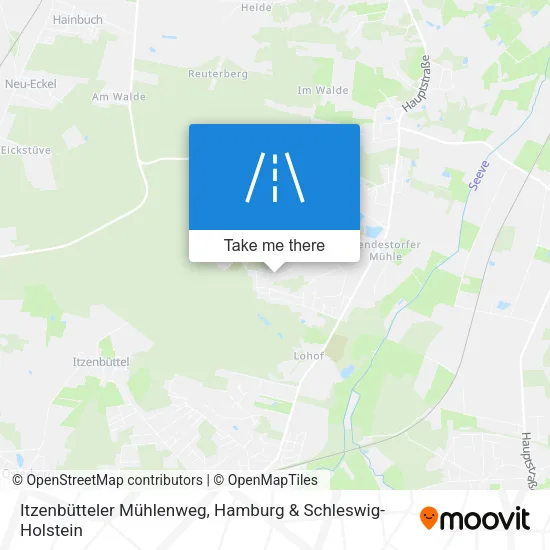 Itzenbütteler Mühlenweg map