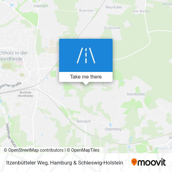 Itzenbütteler Weg map