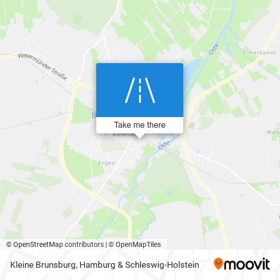 Kleine Brunsburg map