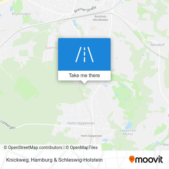 Knickweg map