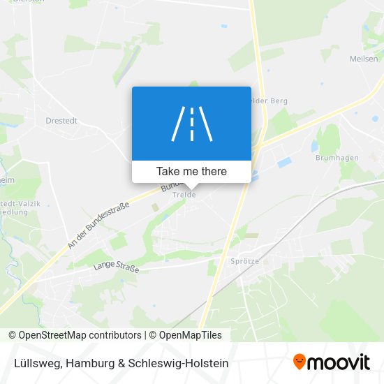 Lüllsweg map