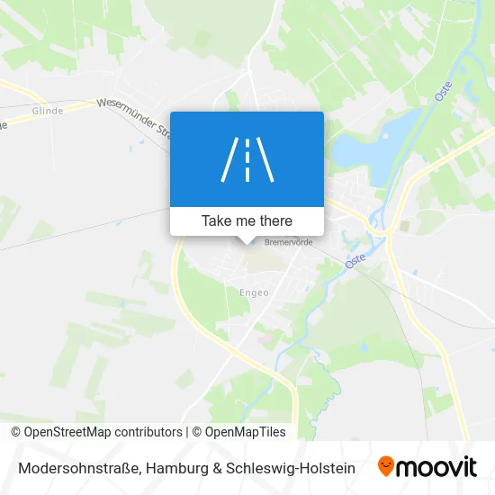 Карта Modersohnstraße
