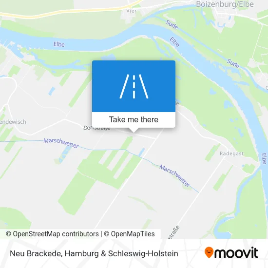 Карта Neu Brackede