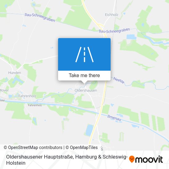Oldershausener Hauptstraße map