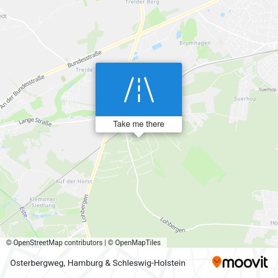 Osterbergweg map