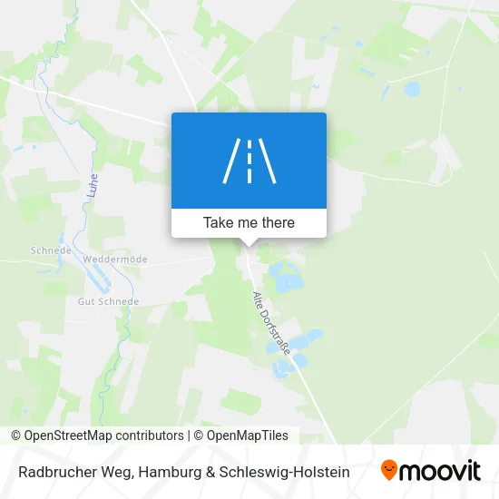 Карта Radbrucher Weg
