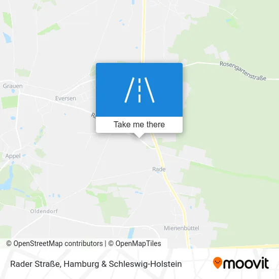 Rader Straße map
