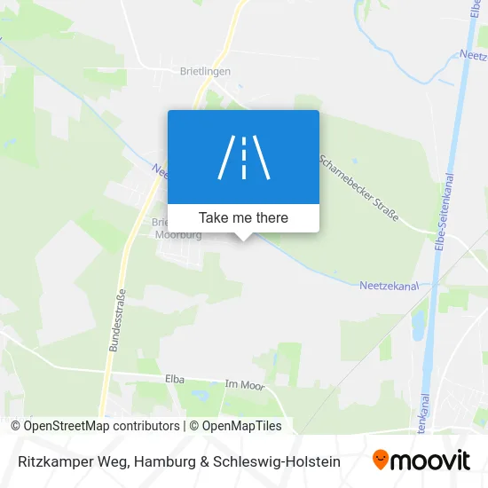 Ritzkamper Weg map
