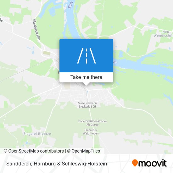 Sanddeich map