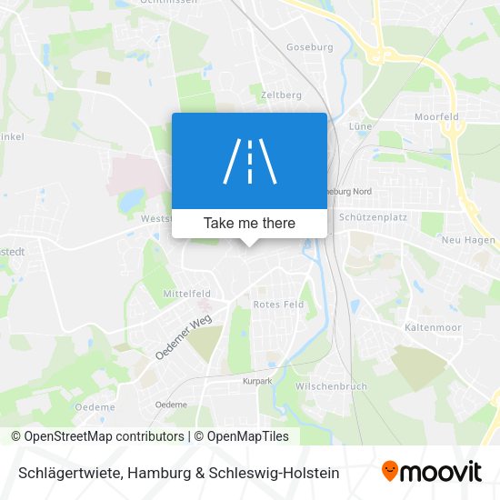 Schlägertwiete map