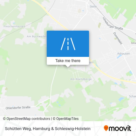 Schütten Weg map