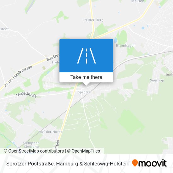Sprötzer Poststraße map