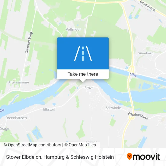 Карта Stover Elbdeich