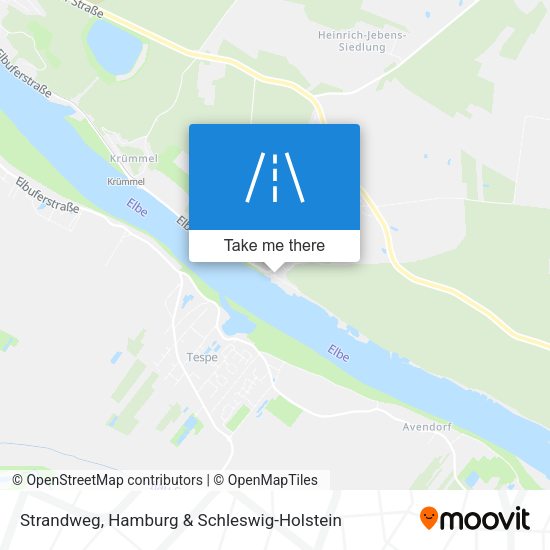 Strandweg map