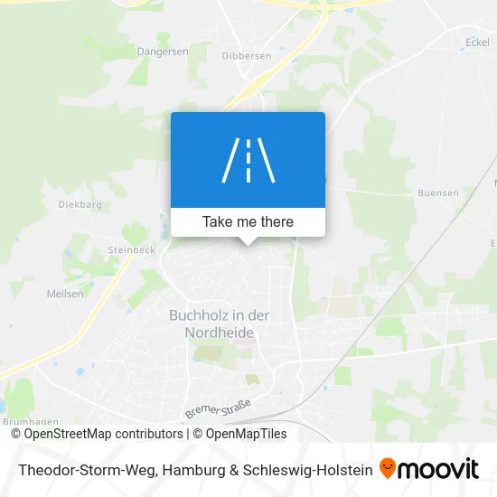 Карта Theodor-Storm-Weg