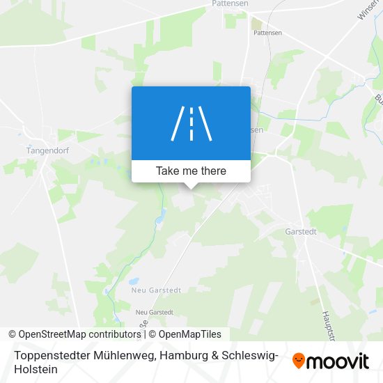 Toppenstedter Mühlenweg map