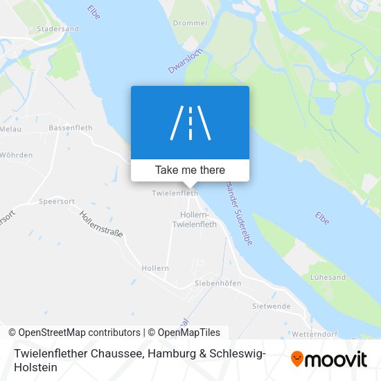 Twielenflether Chaussee map
