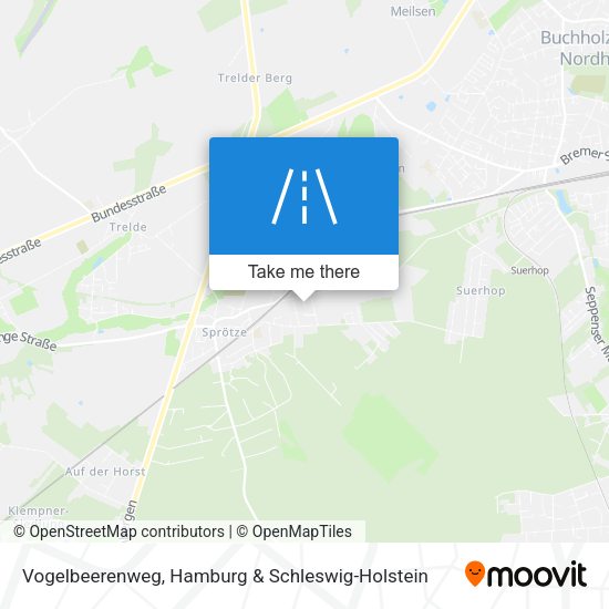 Vogelbeerenweg map