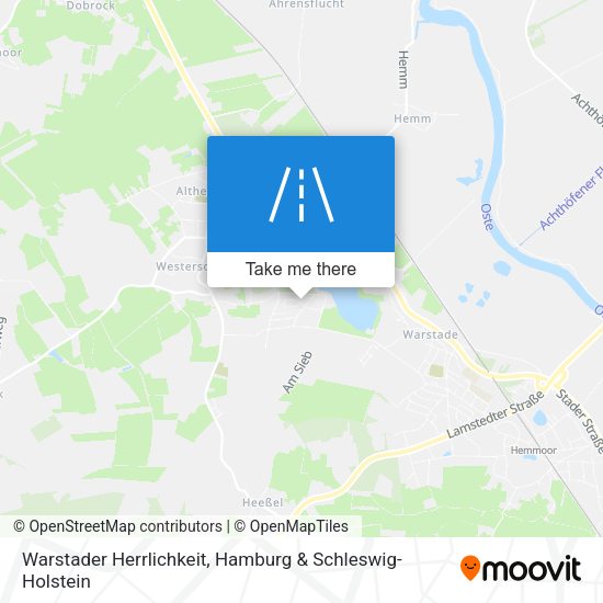 Warstader Herrlichkeit map