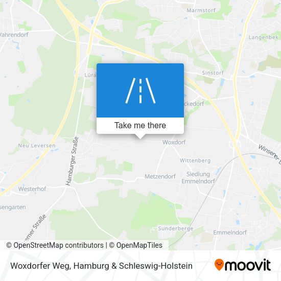 Woxdorfer Weg map