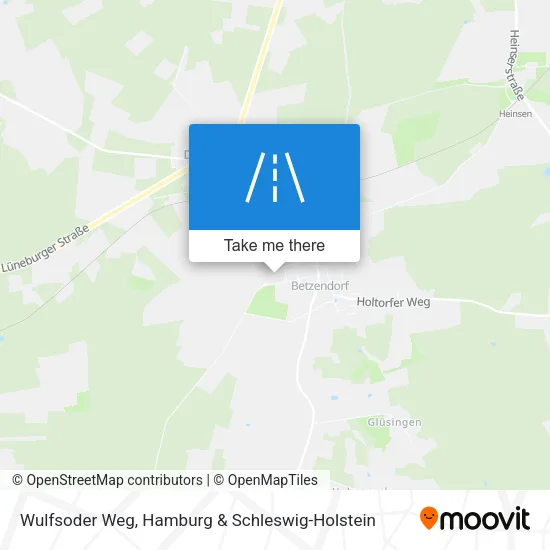 Карта Wulfsoder Weg