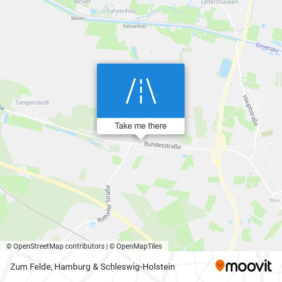 Zum Felde map