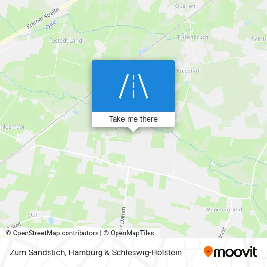 Карта Zum Sandstich