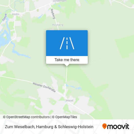 Zum Weselbach map