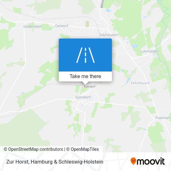 Zur Horst map