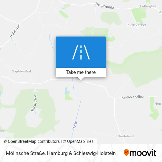 Карта Möllnsche Straße