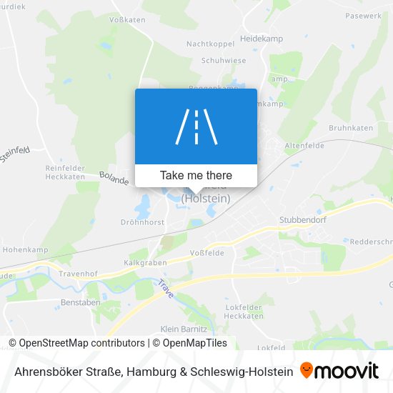 Ahrensböker Straße map