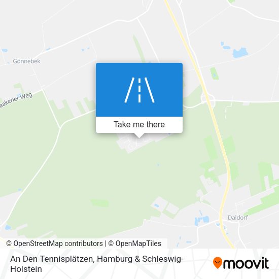 An Den Tennisplätzen map