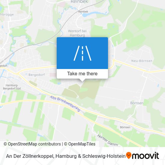 An Der Zöllnerkoppel map
