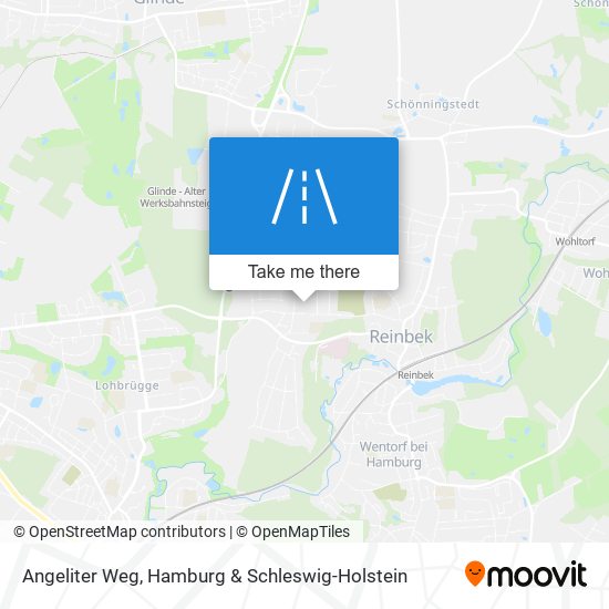 Angeliter Weg map