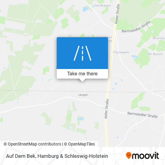 Auf Dem Bek map