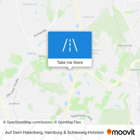 Карта Auf Dem Halenberg