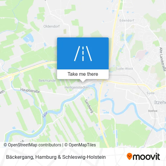 Карта Bäckergang