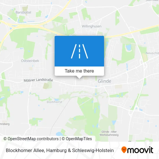 Карта Blockhorner Allee
