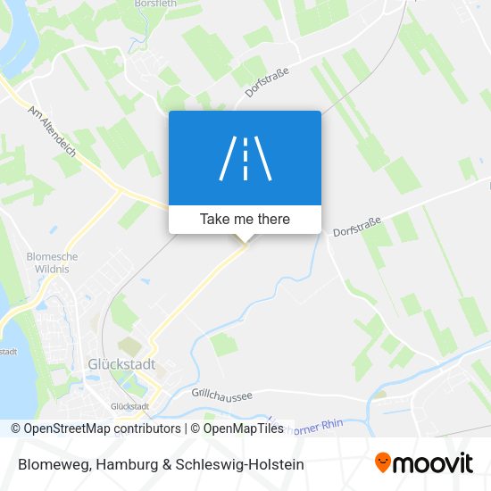 Blomeweg map