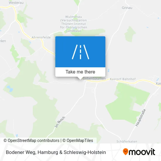 Карта Bodener Weg