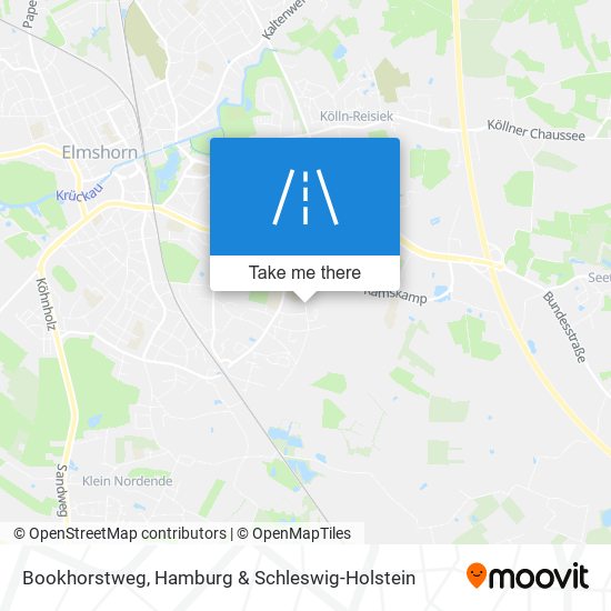 Bookhorstweg map