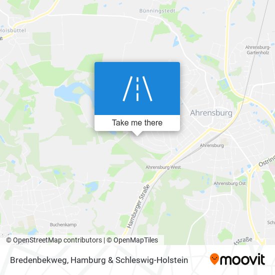 Bredenbekweg map