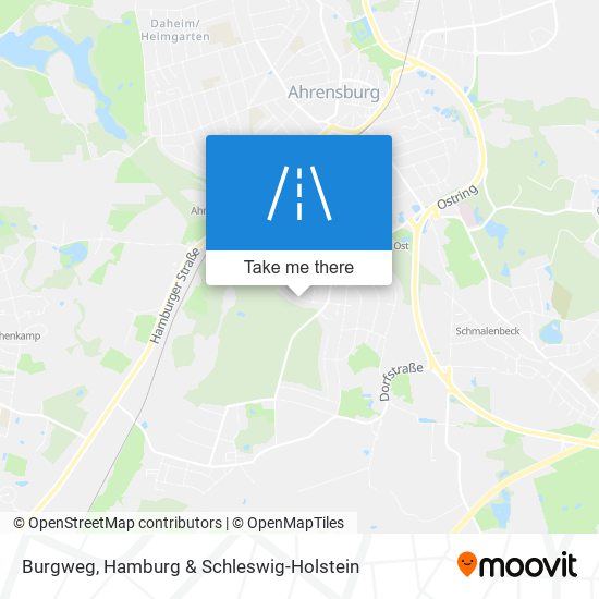 Burgweg map