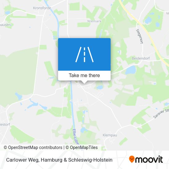 Carlower Weg map