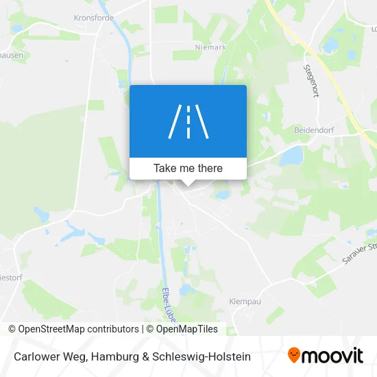 Карта Carlower Weg