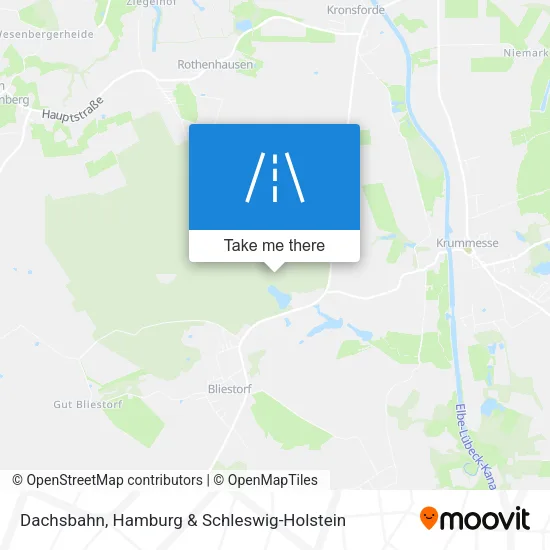 Dachsbahn map