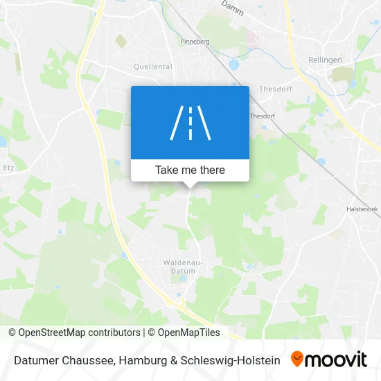 Карта Datumer Chaussee