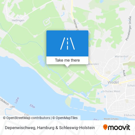 Depenwischweg map