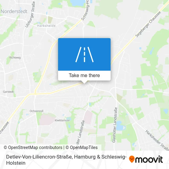 Карта Detlev-Von-Liliencron-Straße