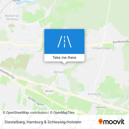 Карта Diestelbarg